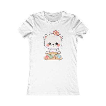 Christmas Polar Bear Tee for Kawaii Holiday Fans