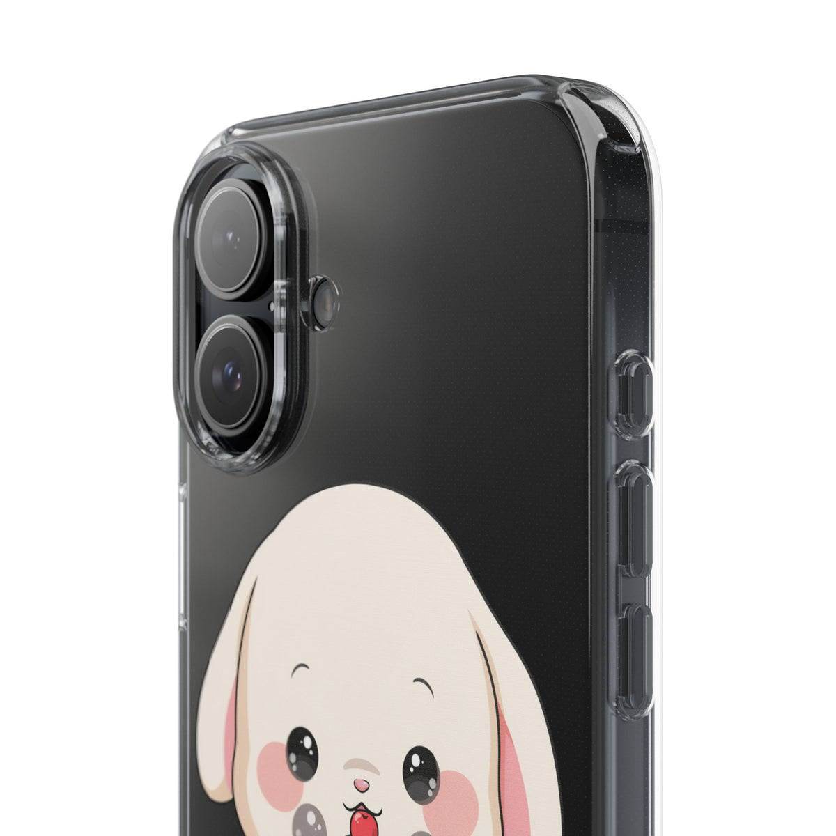 Kawaii Bunny Phone Case, Ice Cream Cutie Clear Case