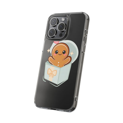 Gingerbread Man Phone Case – Kawaii Holiday Gift