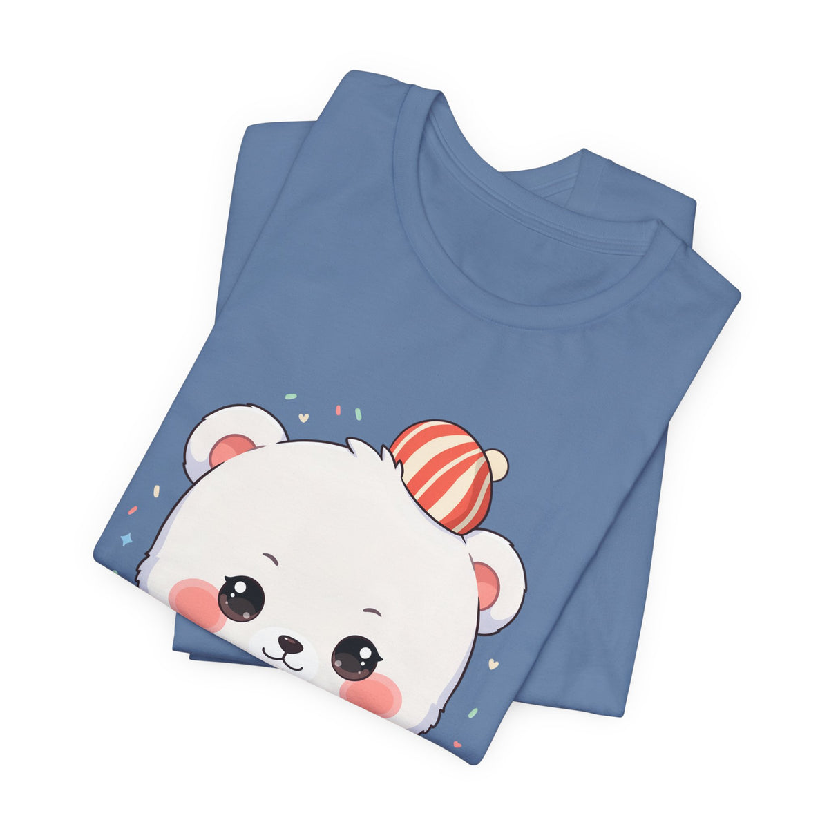 Christmas Cookie Baking Polar Bear Tee, Kawaii Holiday Shirt