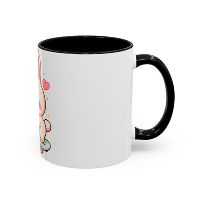 Kawaii Bunny Skateboard Mug – Cute Accent Coffee Mug