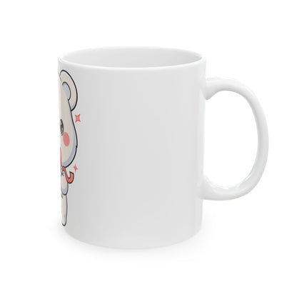 Kawaii Polar Bear Mug with Gift | Cute Bear Ceramic Mug