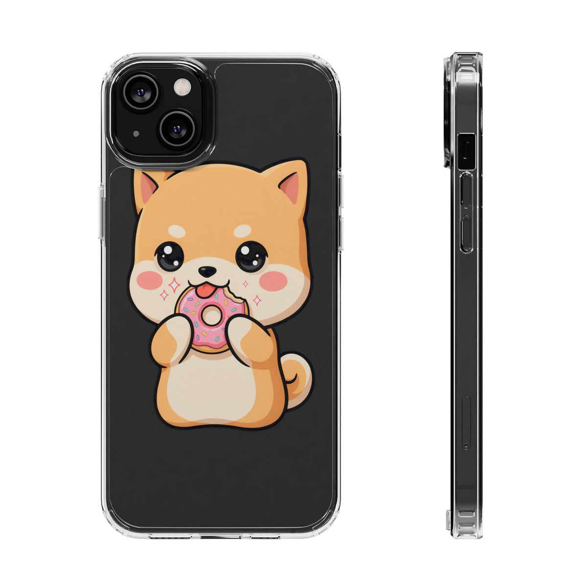 Kawaii Shiba Inu Phone Case with Donut