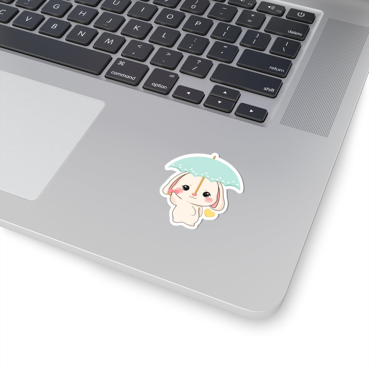Kawaii Bunny Sticker with Umbrella | Cute Vinyl Decal