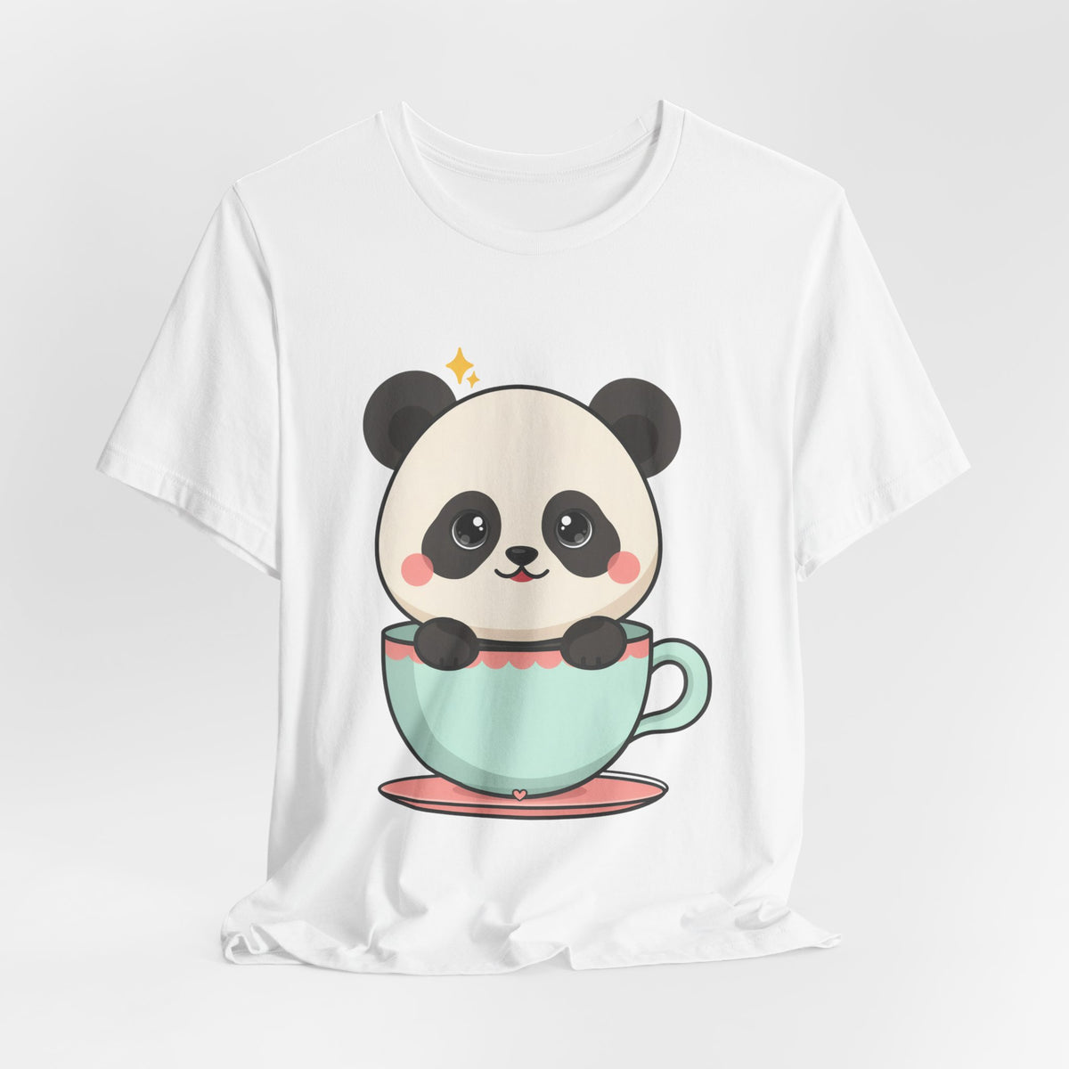 Kawaii Panda T-Shirt, Cute Teacup Panda Tee