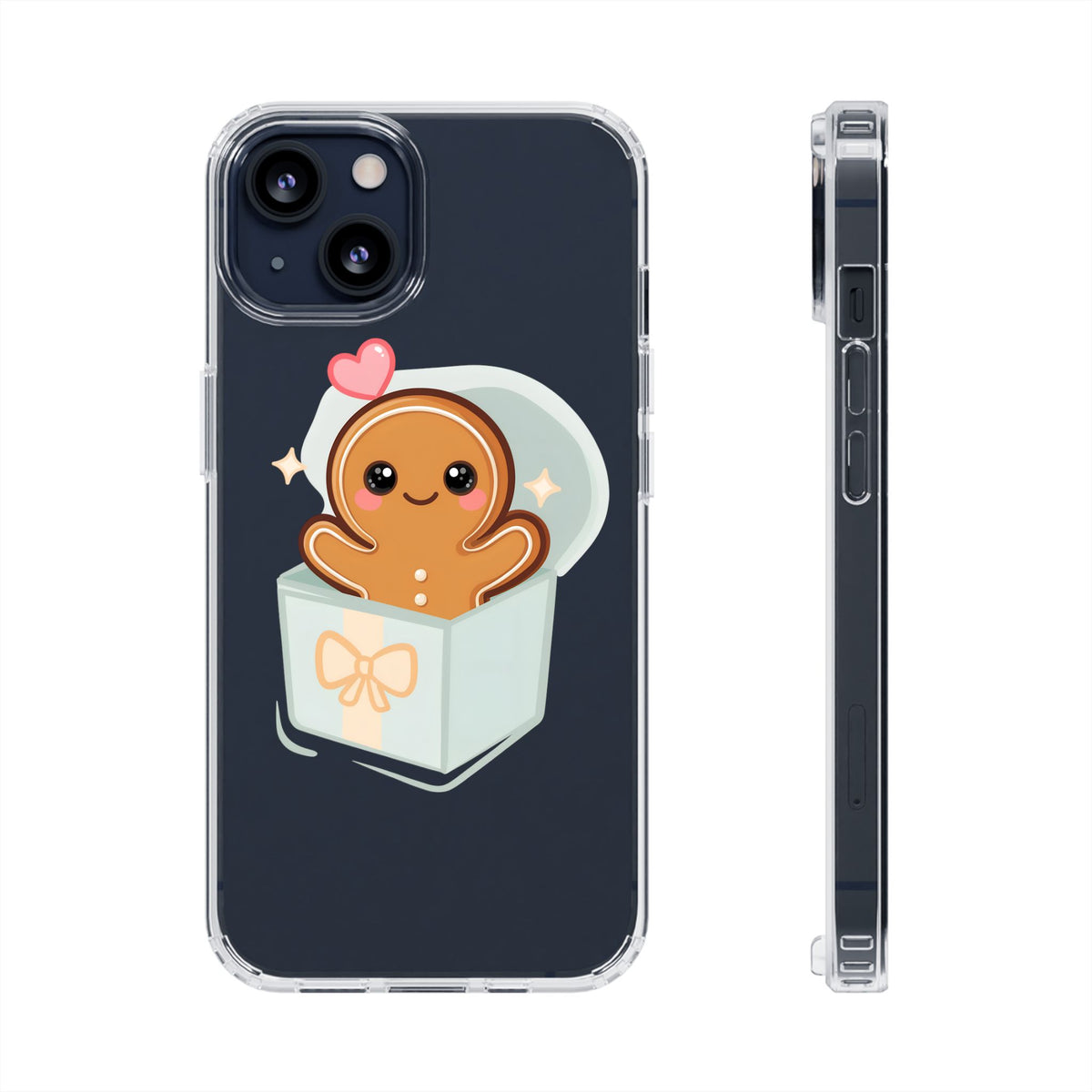 Gingerbread Man Phone Case – Kawaii Holiday Gift