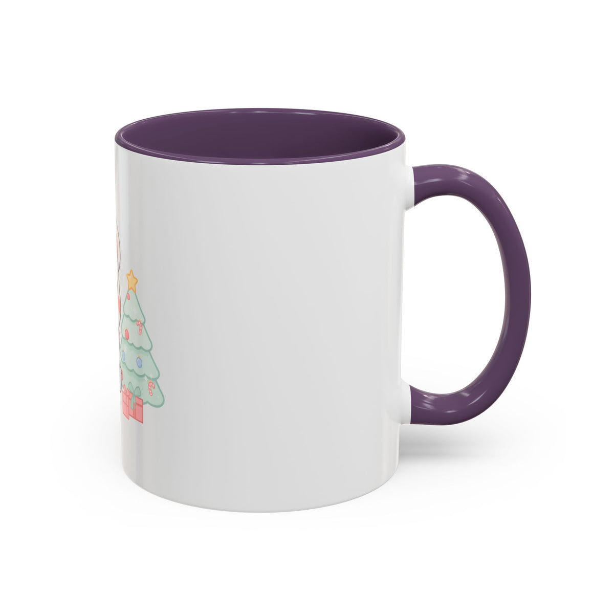 Kawaii Polar Bear Christmas Mug, 11 oz Accent Coffee Mug