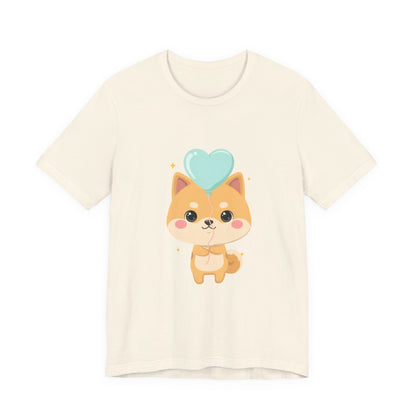 Kawaii Shiba Inu T-Shirt, Cute Balloon Dog Gift