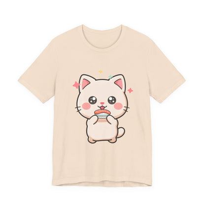 Kawaii Sushi Cat T-Shirt for Cat and Sushi Lovers