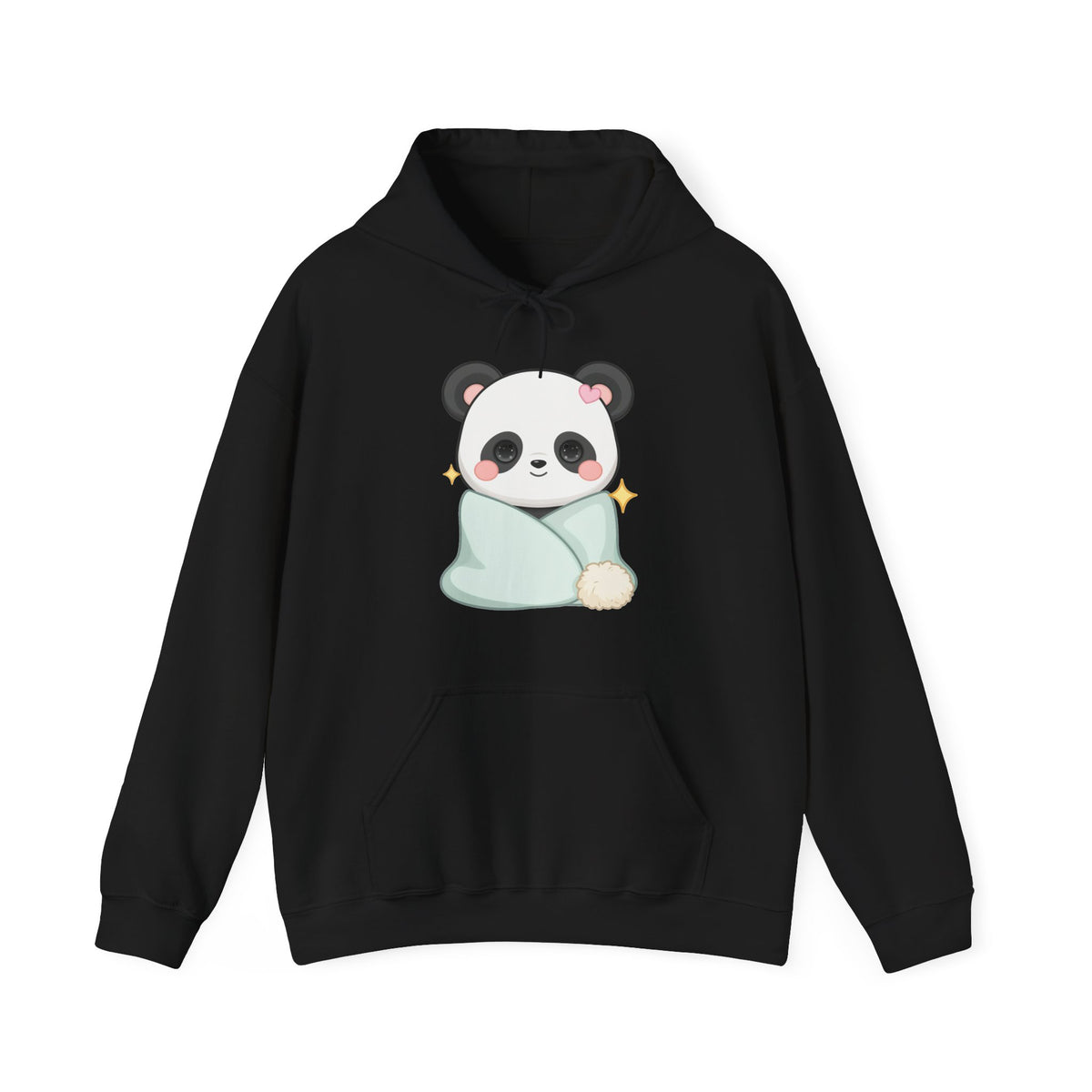 Kawaii Panda Hoodie, Cozy Chibi Animal Sweatshirt