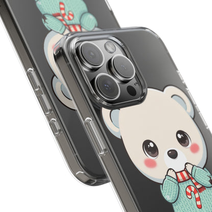 Kawaii Christmas Bear Phone Case for Holiday Season