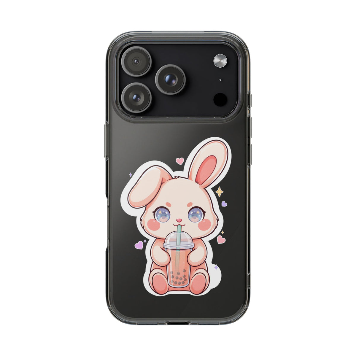 Kawaii Bunny Bubble Tea Phone Case for Boba Lovers