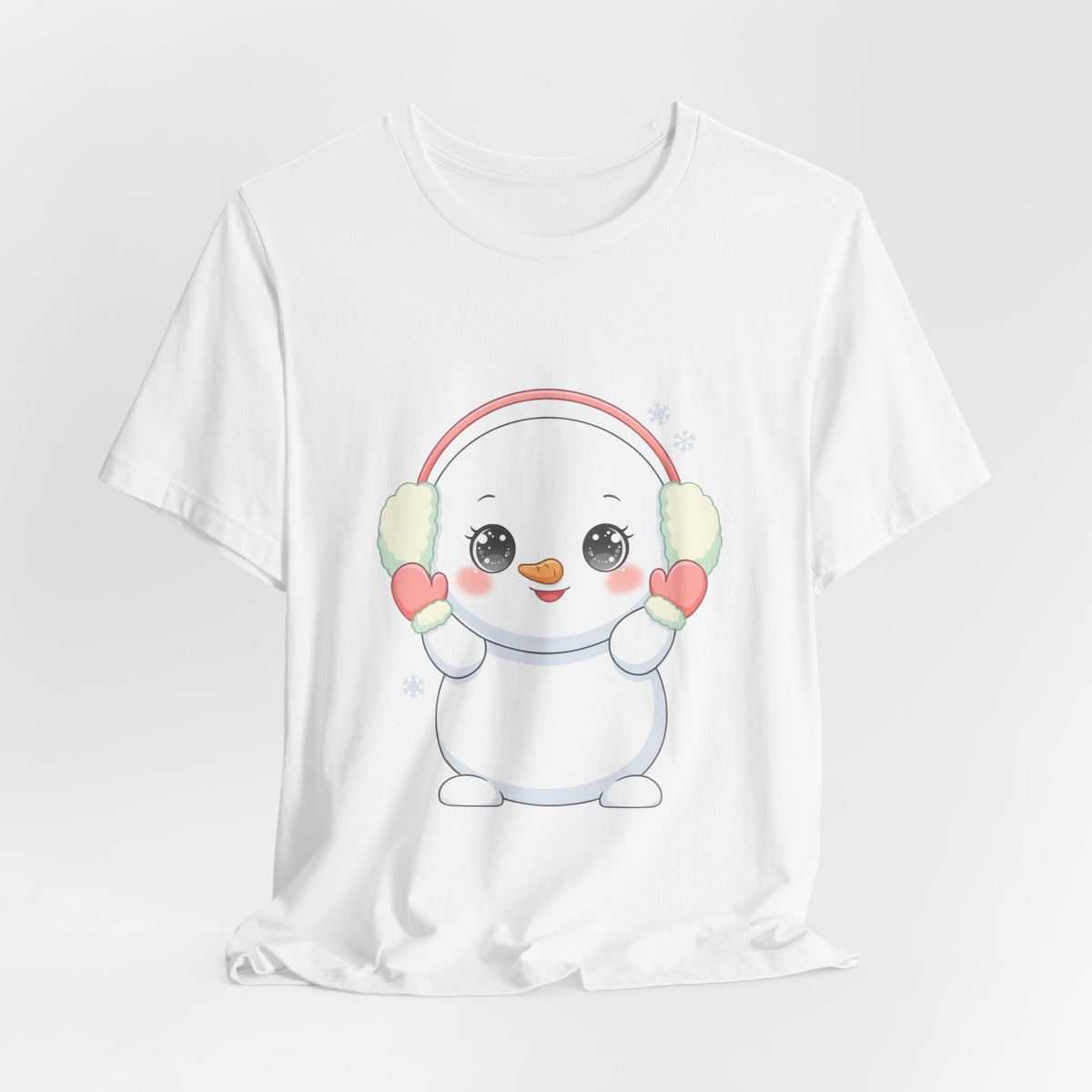 Kawaii Snowman T-Shirt for Cute Winter Style