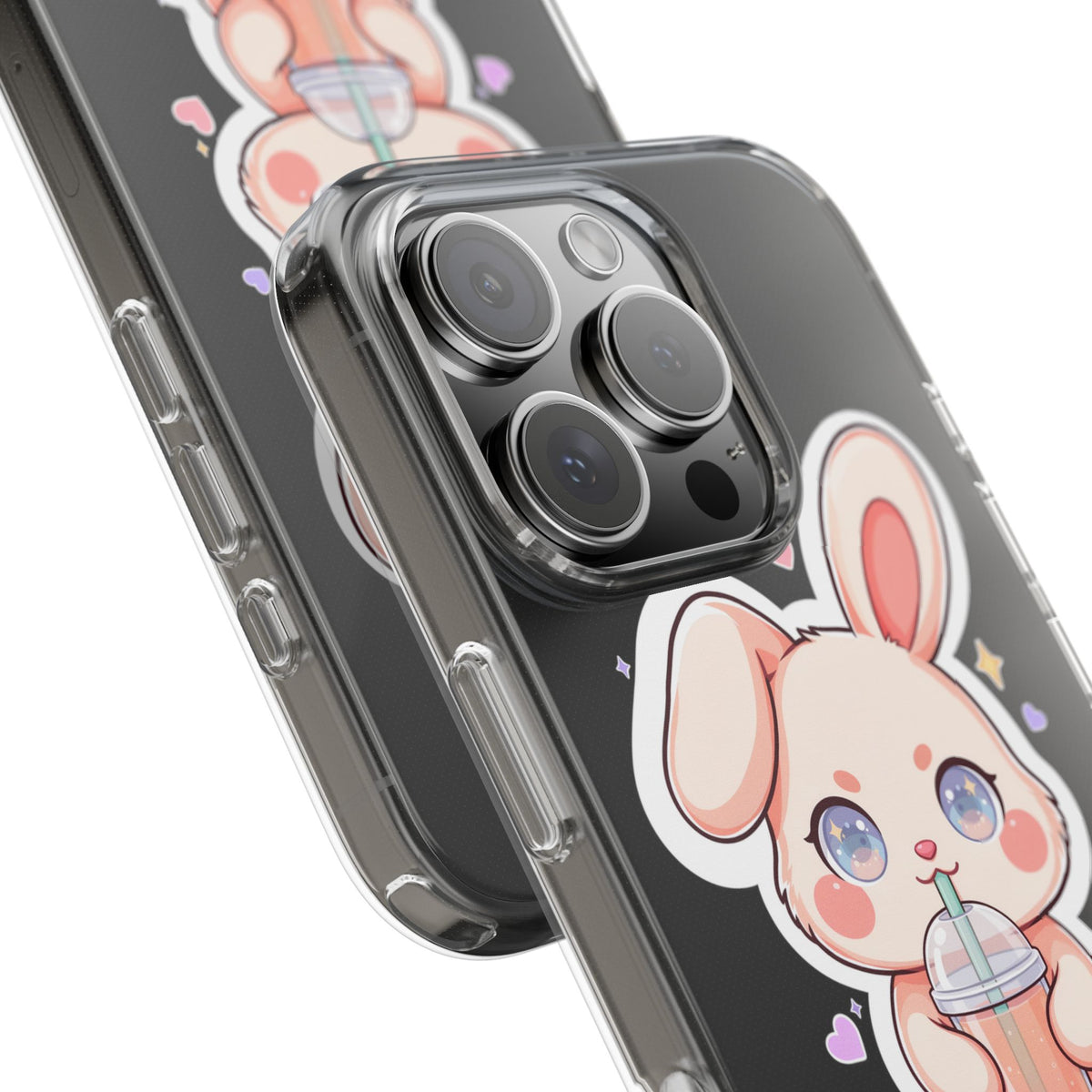Kawaii Bunny Bubble Tea Phone Case for Boba Lovers