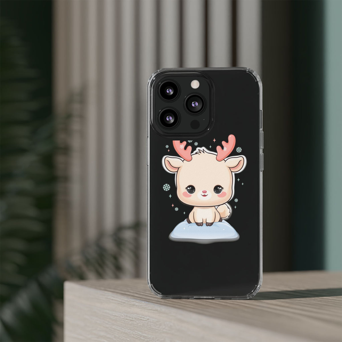 Kawaii Reindeer Phone Case for a Sweet Winter Cheer