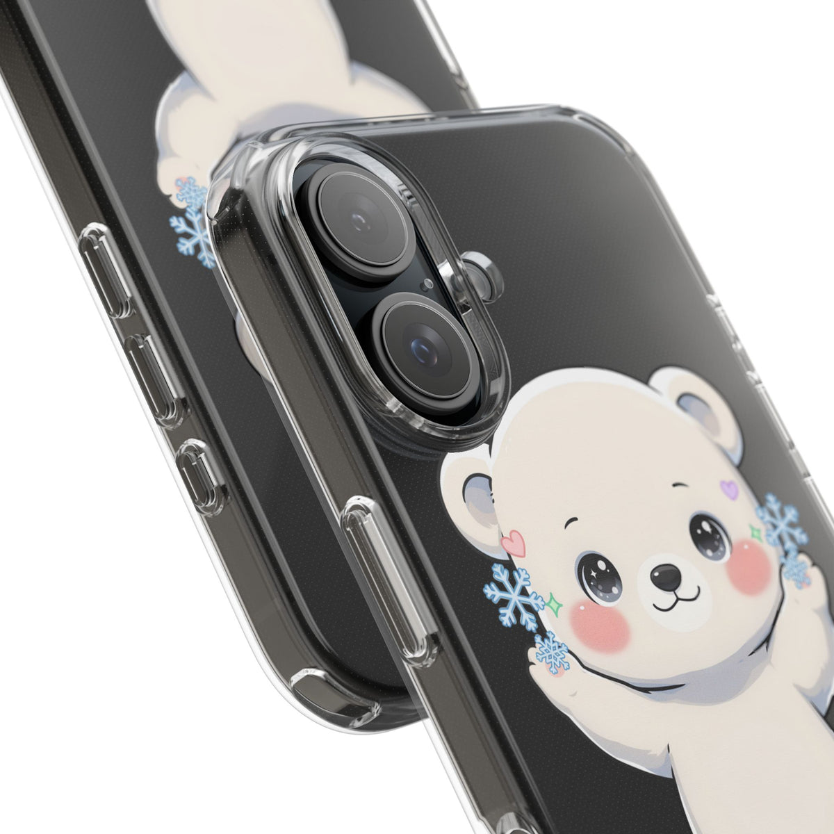 Kawaii Polar Bear Phone Case for a Cozy Winter Gift