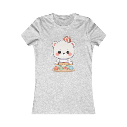 Christmas Polar Bear Tee for Kawaii Holiday Fans