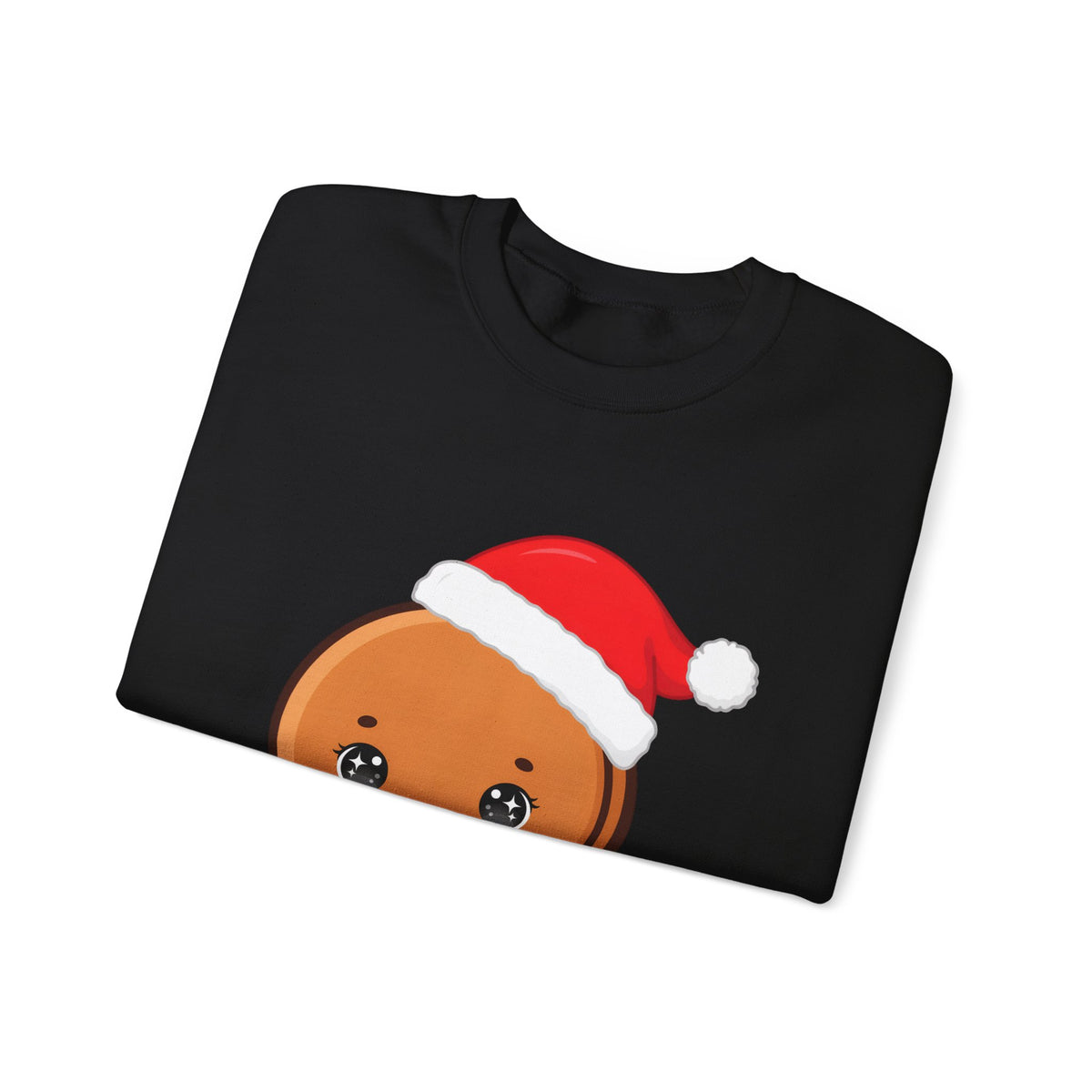 Christmas Gingerbread Sweatshirt, Cute Kawaii Holiday Crewneck