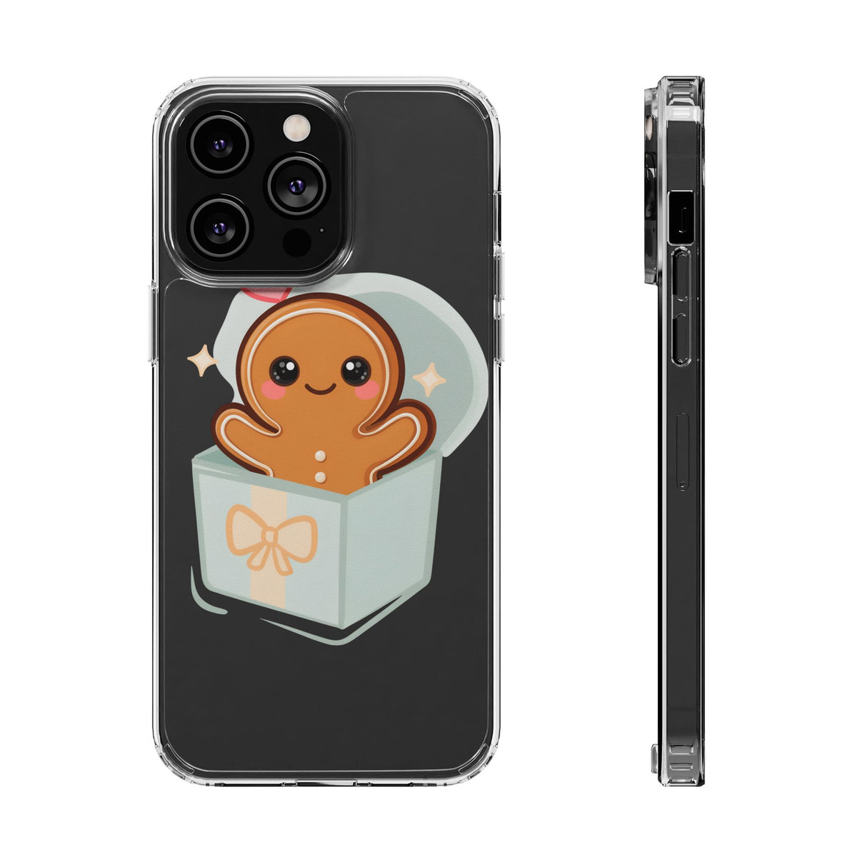 Gingerbread Man Phone Case – Kawaii Holiday Gift