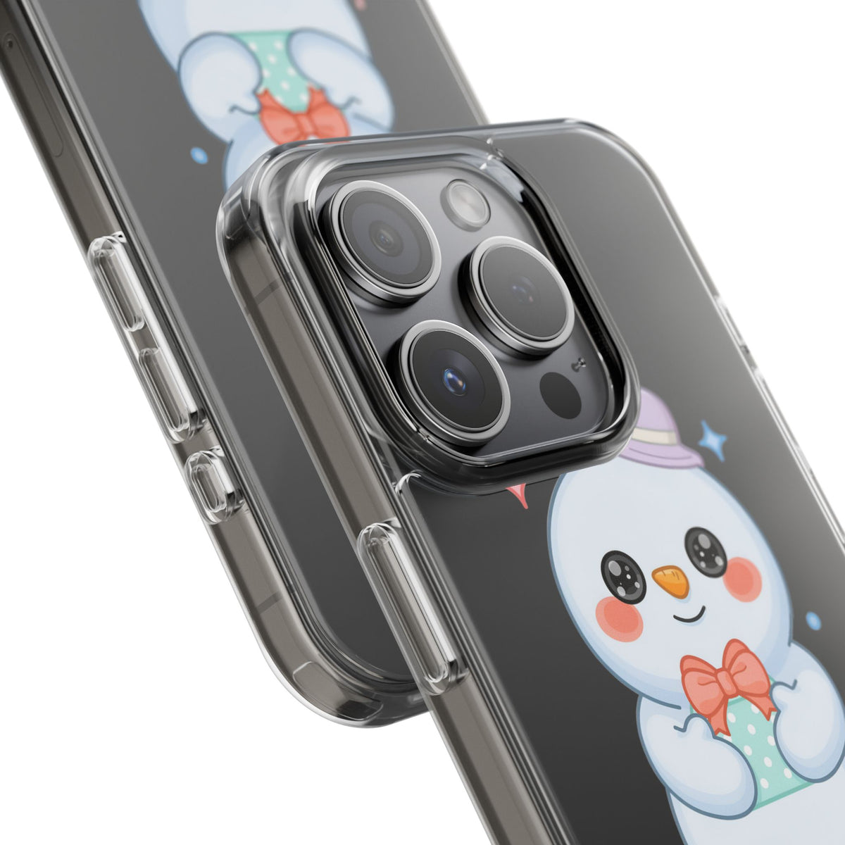 Kawaii Snowman Phone Case for Cheerful Winter Days