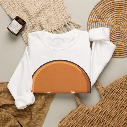 Gingerbread Man Sweatshirt, Cute Kawaii Christmas Crewneck