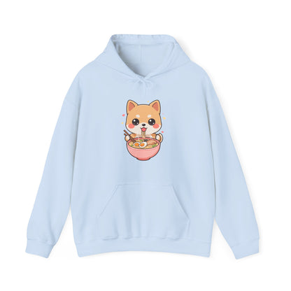 Kawaii Shiba Inu Ramen Hoodie for Cozy Noodle Nights