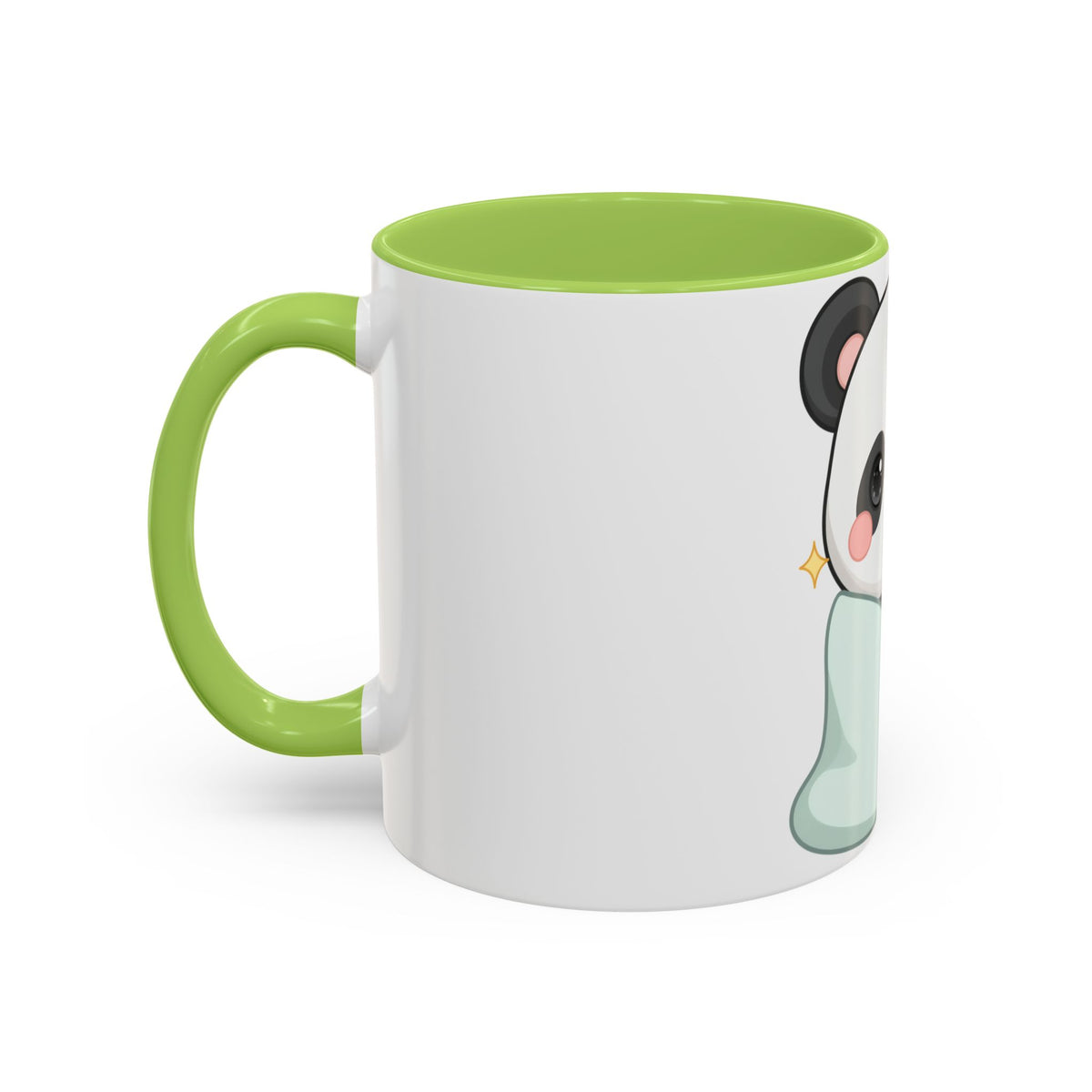 Kawaii Panda Accent Coffee Mug for Cozy Moments