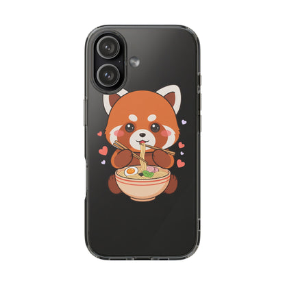 Red Panda Ramen Phone Case – Kawaii Food Lover Gift