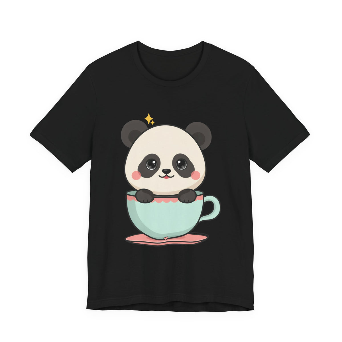 Kawaii Panda T-Shirt, Cute Teacup Panda Tee