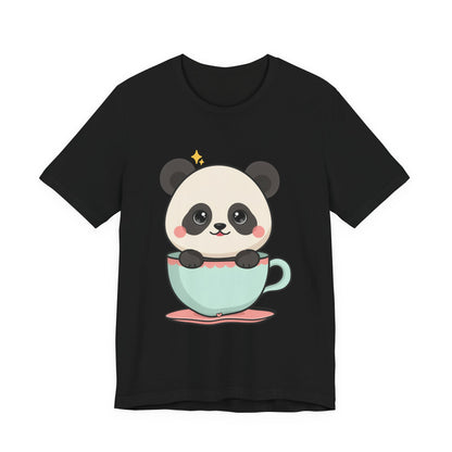 Kawaii Panda T-Shirt, Cute Teacup Panda Tee