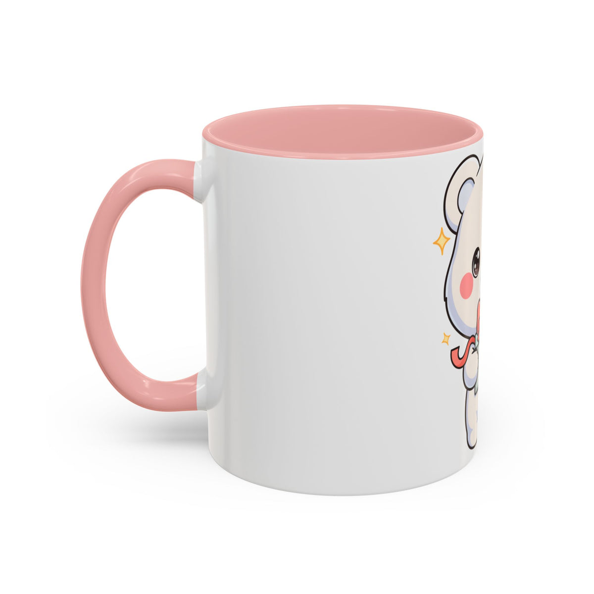 Kawaii Polar Bear Mug, Cute Gift Accent Coffee Mug