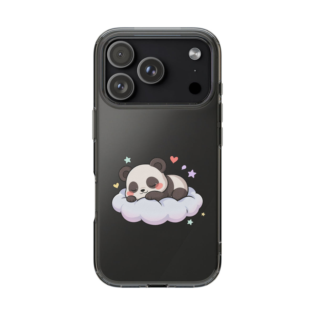 Sleeping Panda Clear Impact-Resistant Phone Case
