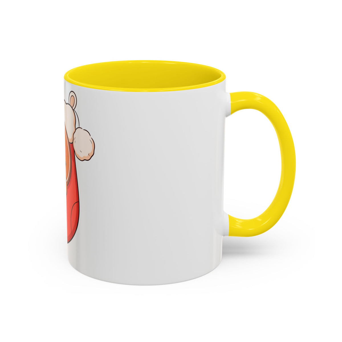 Christmas Gingerbread Mug: Sleepy Stocking Accent Coffee Mug