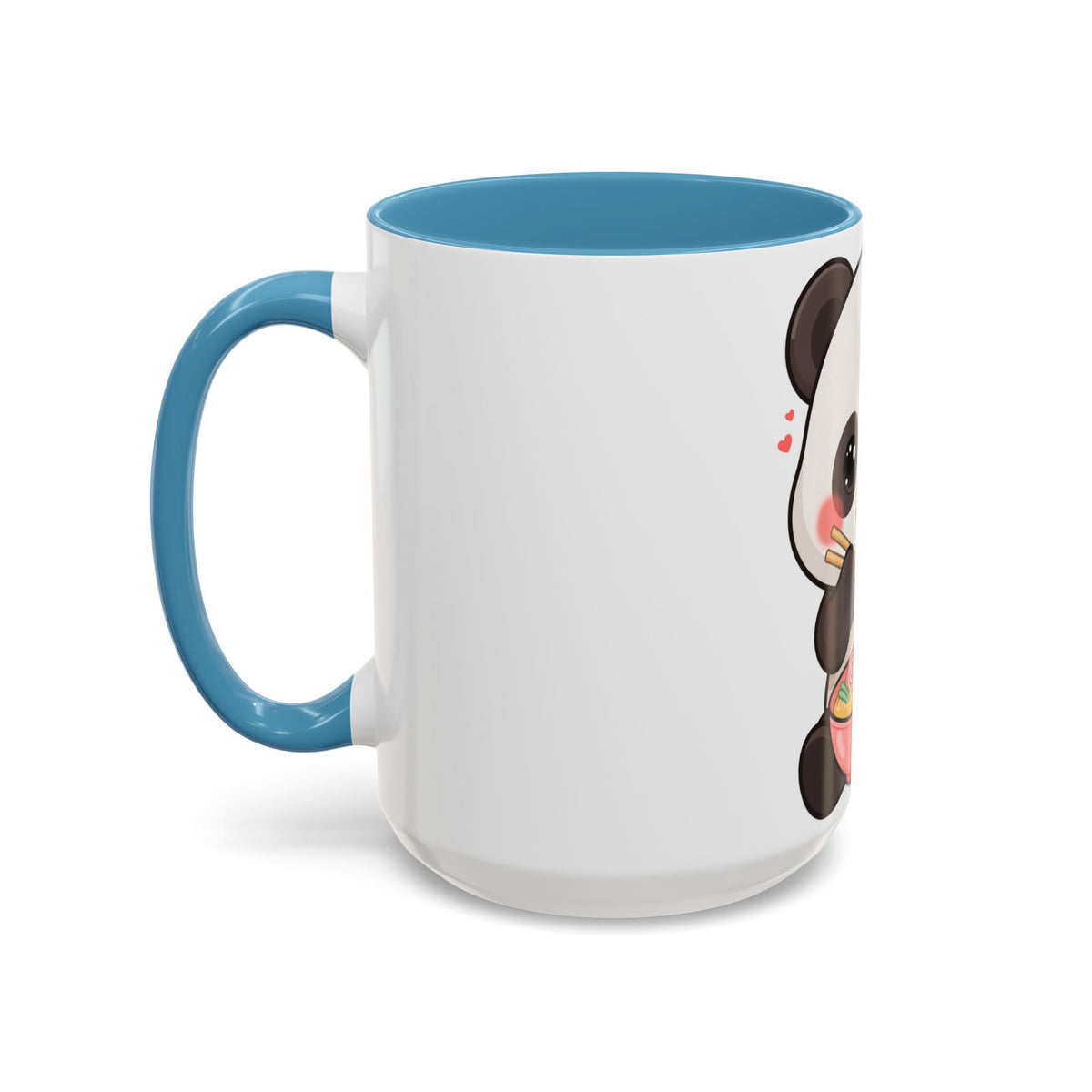 Kawaii Panda Ramen Mug, Cute Accent Coffee Mug
