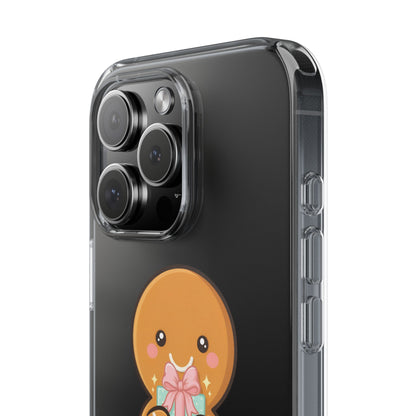Gingerbread Man Phone Case, Cute Holiday Gift Design