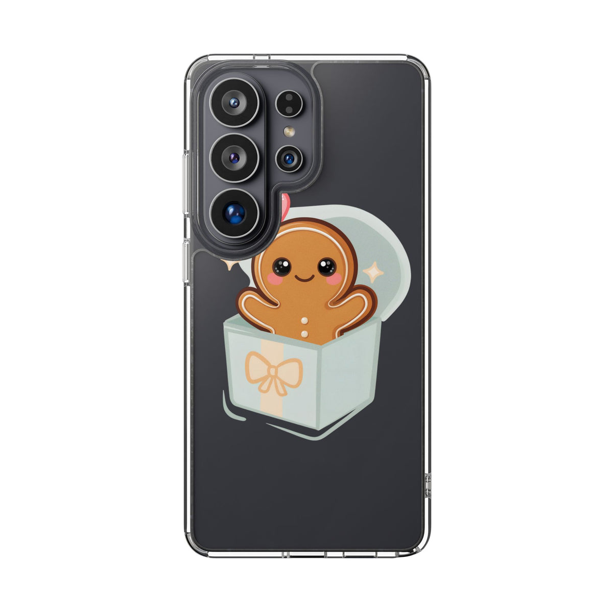 Gingerbread Man Phone Case – Kawaii Holiday Gift