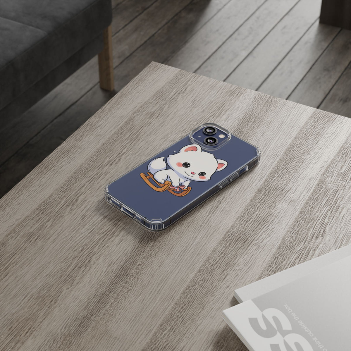 Kawaii Arctic Fox Phone Case for Cute Animal Lovers
