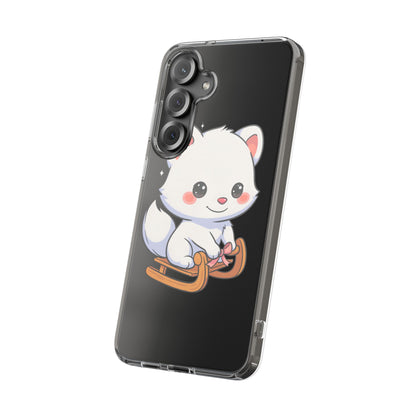 Kawaii Arctic Fox Phone Case for Cute Animal Lovers