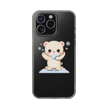 Kawaii Polar Bear Phone Case for Cute Animal Fans