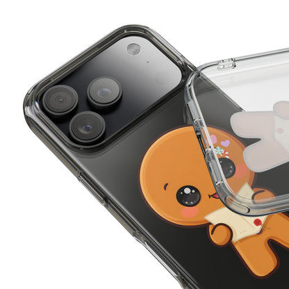 Gingerbread Man Phone Case, Cute Christmas Letter Reader