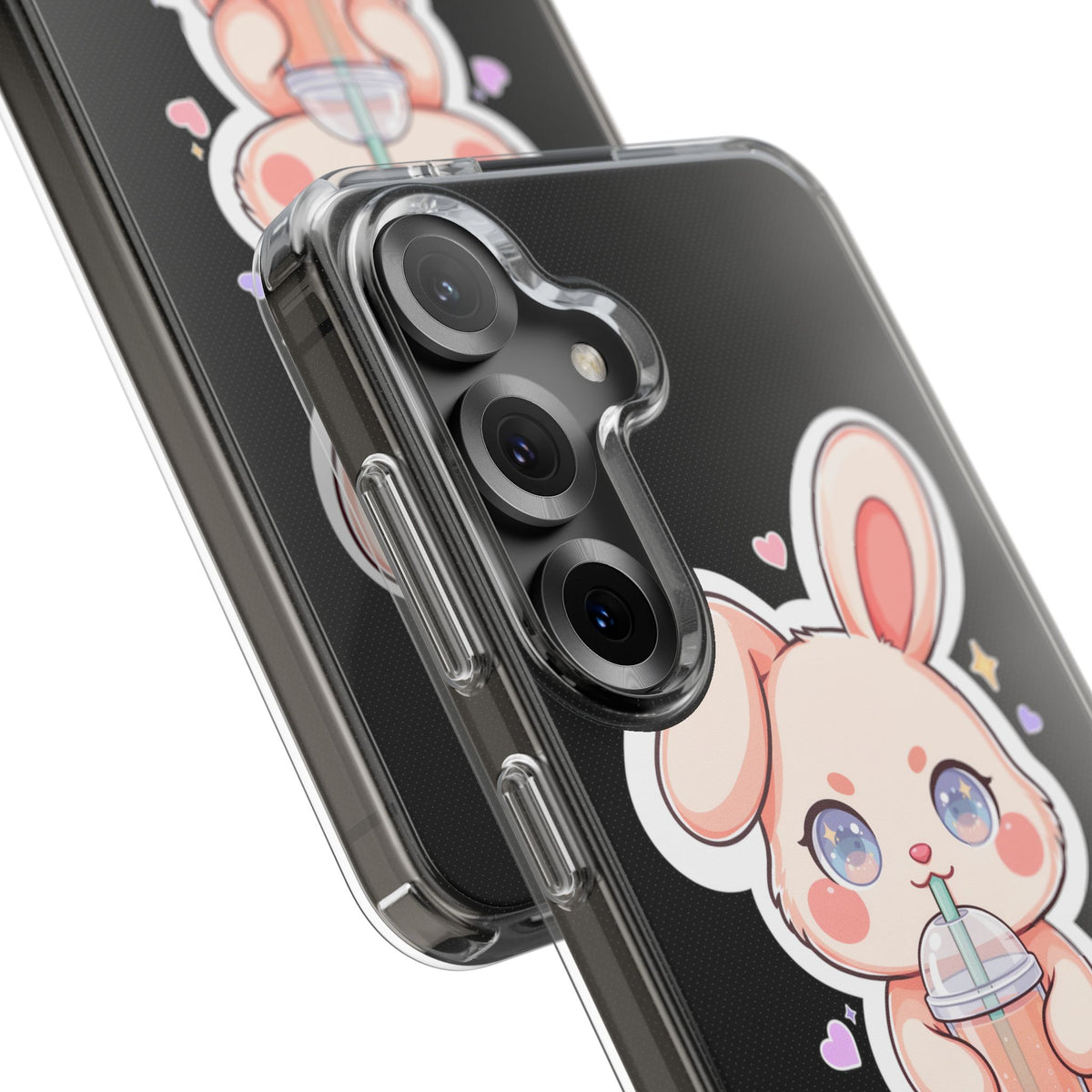 Kawaii Bunny Bubble Tea Phone Case for Boba Lovers