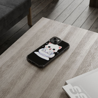 Kawaii Arctic Fox Phone Case, Cute Snow Day Gift
