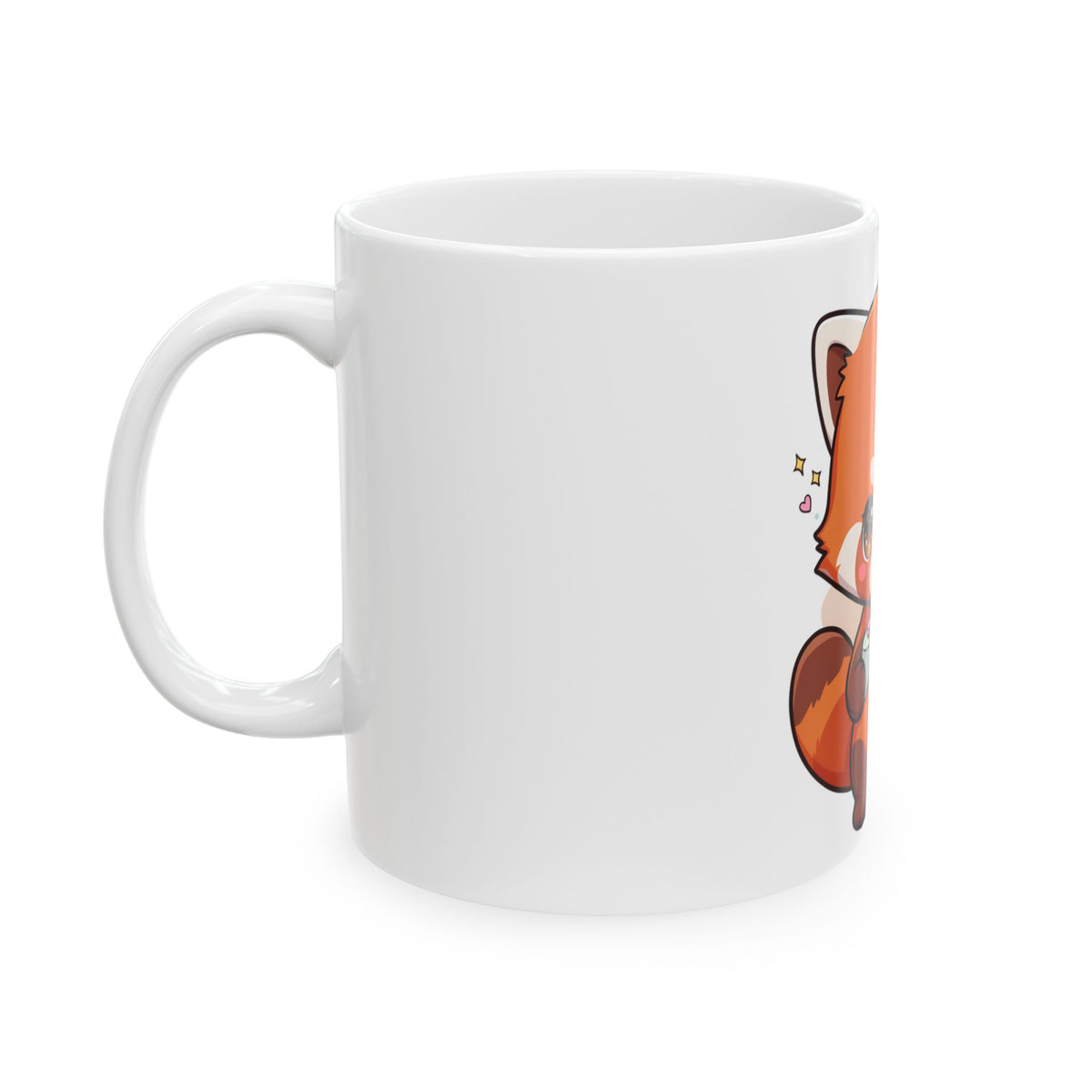 Gamer Red Panda Mug, Cute Gift for Video Game Fans