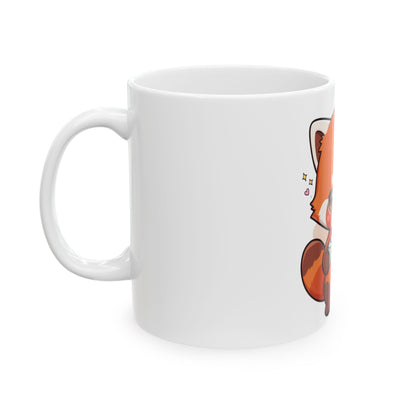 Gamer Red Panda Mug, Cute Gift for Video Game Fans