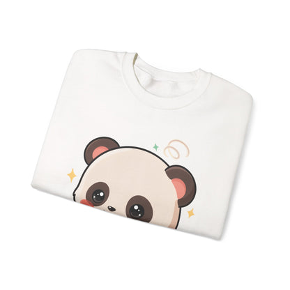 Cute Reading Panda Sweatshirt for Book Lovers