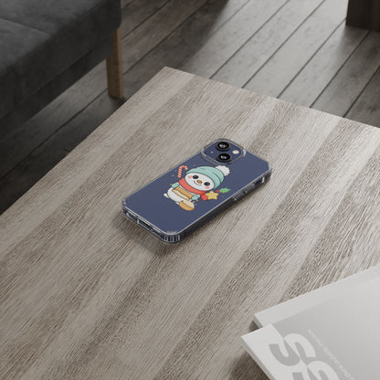 Christmas Snowman Phone Case, Cute Cookie Baker