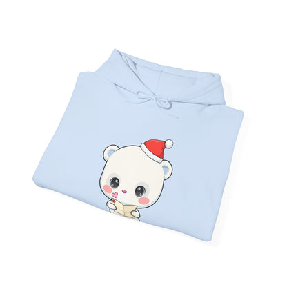 Christmas Polar Bear Hoodie for Cozy Holiday Cheer