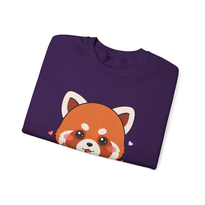 Kawaii Red Panda Ramen Sweatshirt for Cozy Foodie Days