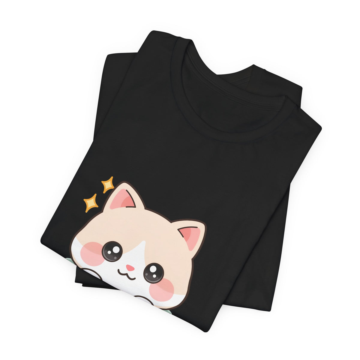 Kawaii Cat T-Shirt for Cute Cat and Chibi Art Fans