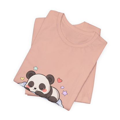 Sleeping Panda T-Shirt, Cute Kawaii Gift for Panda Lovers